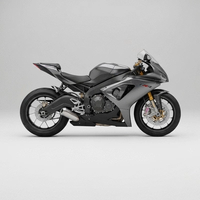 Modern high-performance sportbike profile